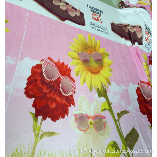 customized 3d printed sales promotion microfiber beach towel
